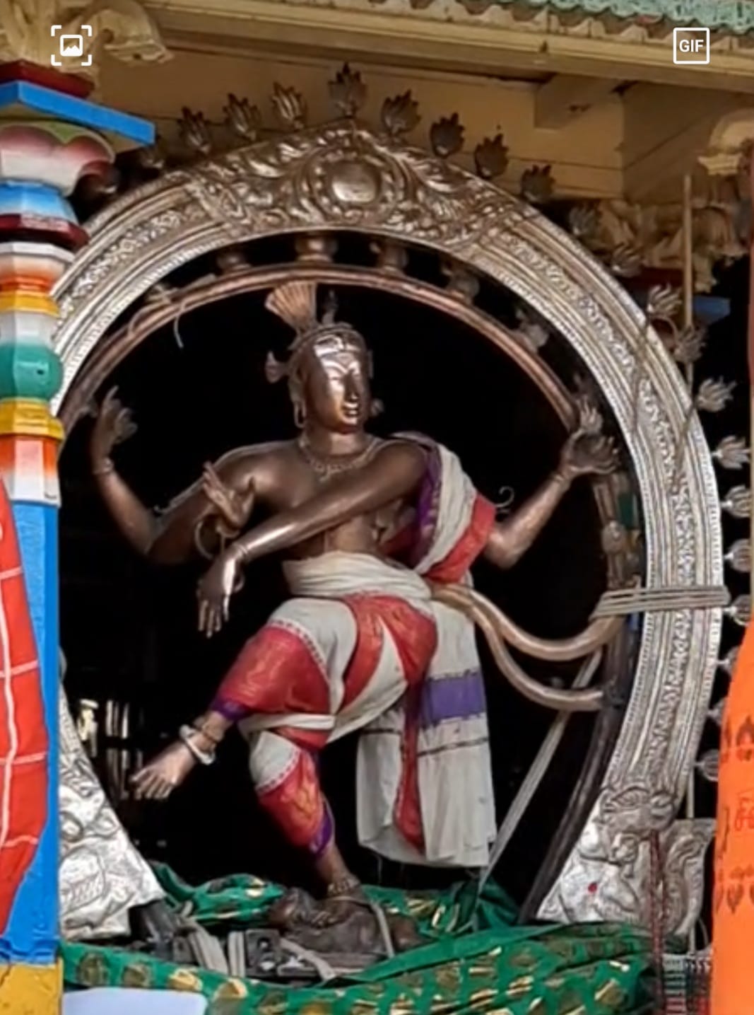 The Murthy of Nataraja from Swetharanyeswarar temple in Thiruvangadu near Sirkazhi.